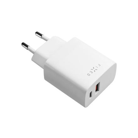 Fixed USB-C/USB Travel Charger 20W | FIXC20N-CU-WH FIXC20N-CU-WH