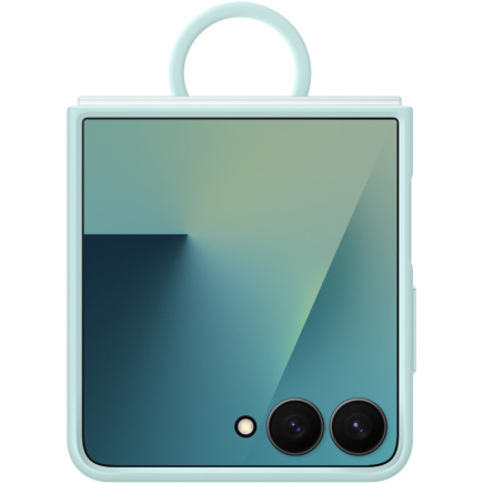 Samsung Ring Case (Silicone) fr Galaxy Flip7 Light Cyan