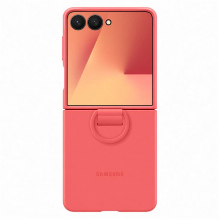 Samsung Silicone case, Galaxy Flip7, punane - Silikoonümbris / EF-PF766TREGWW