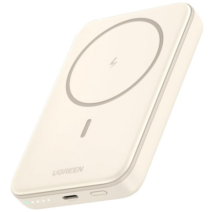 UGREEN 10000mAh Mini Powerbank Wireless 20W with MagSafe white