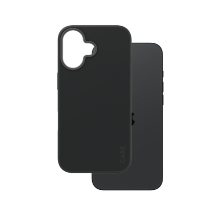 PanzerGlass CARE by ® Fashionable Case Black w. MagSafe iPhone 16