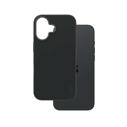 PanzerGlass CARE by ® Fashionable Case Black w. MagSafe iPhone 16