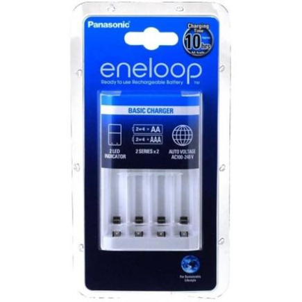 Panasonic eneloop Basic battery charger 2 or 4 AA/AAA BQ-CC51E
