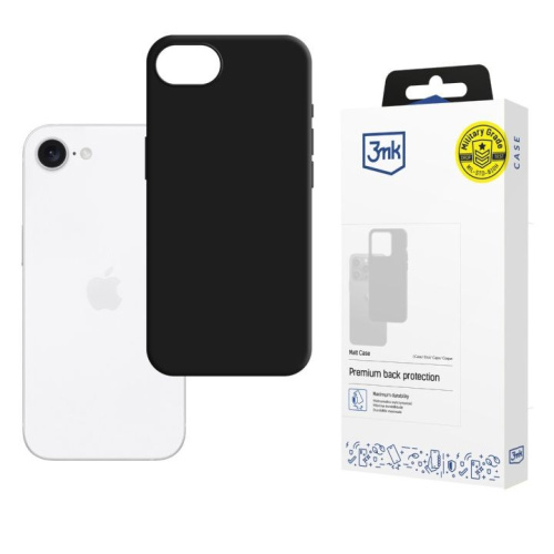 3MK Matt Case iPhone 16E black