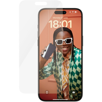 PanzerGlass Screen Protector iPhone 15 Pro Max. Classic Fit