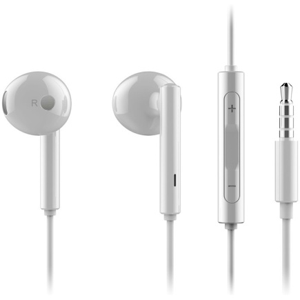 Huawei AM115 In-Ear Stereo Kõrvaklapid mikrofoniga - 3.5mm Valge BULK
