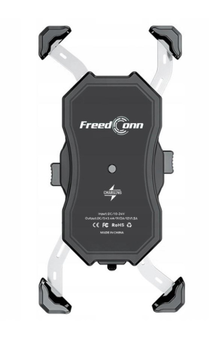 MOTORBIKE PHONE HOLDER FREEDCONN MC1W WITH INDUCTIVE CHARGER