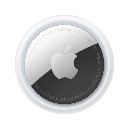 Apple AirTag Item Finder Silver, White WLONONWCRAYFB