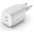 Belkin 65W Dual USB-C GaN Ladegerät mit Power Deliver und PPS