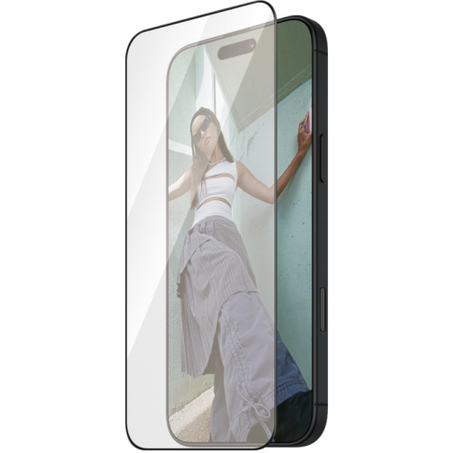 SAFE. by PanzerGlass Screen Black Frame iPhone 16 Pro. UWF