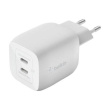 Belkin Dual USB-C GaN Wall Charger with PPS 45W | WCH011vfWH WCH011vfWH