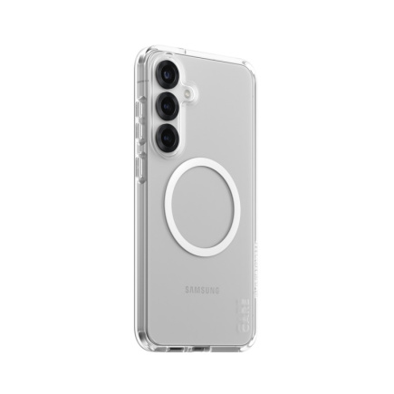 PanzerGlass CARE by ® Flagship Case Transparent Urban Combat w. White Qi Compatible Samsung Galaxy S25+