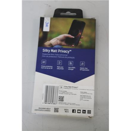 Taastatud. 3MK Silky Matt Privacy Sam A16 Privacy Film | 3MK Silky Matt Privacy | Samsung | Galaxy A16 | Black | DAMAGED PACKAGING | Privacy film 3MK15840SO