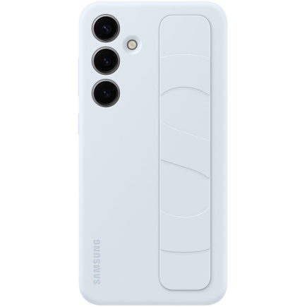 Samsung Standing Grip Case S24+. Light Blue + Mobeen Glas
