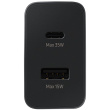 Samsung Power Adapter Duo 35W Netzteil Micro + USB Type-C Must