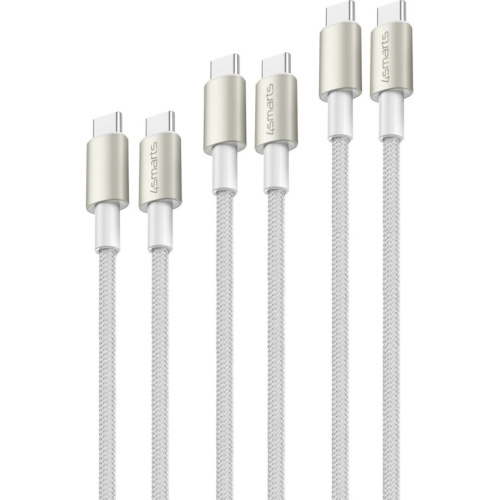 4smarts USB-C Kabelset PremiumCord 60W inkl. Digit Adapter