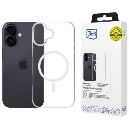 3MK Armor MagCase iPhone 16 Plus Magsafe clear