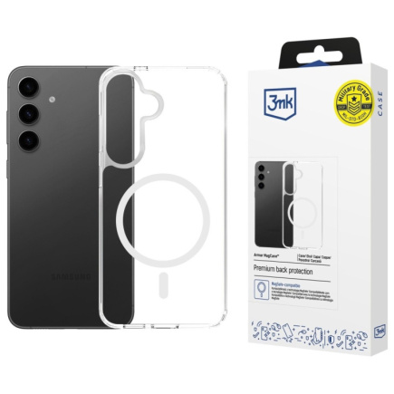 3MK Armor MagCase Samsung S24 FE MagSafe clear