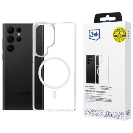 3MK Armor MagCase Samsung S24 Ultra MagSafe clear