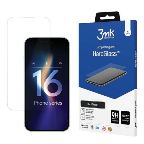 3MK HardGlass iPhone 16 6,1 hardglass 9H