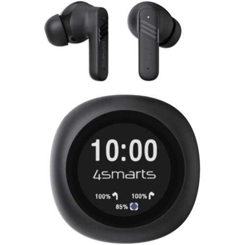 4smarts TWS Bluetooth Kopfhrer SkyBuds Screen Pro ANC,schwarz