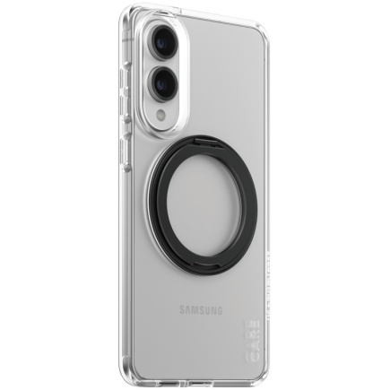 CARE Feature Case Kickstand Compatible Galaxy S25 Edge clear