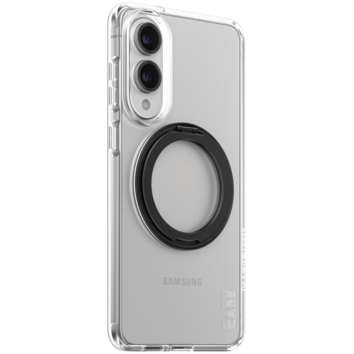 CARE Feature Case Kickstand Compatible Galaxy S25 Edge clear