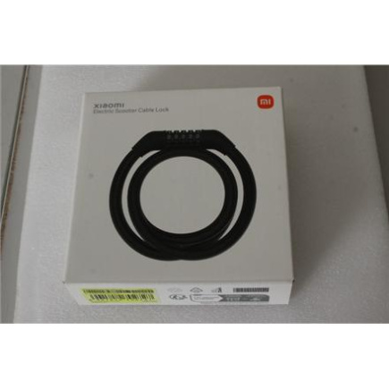 Taastatud. Xiaomi Electric Scooter Cable Lock | Xiaomi Electric Scooter Cable Lock | Black | DEMO