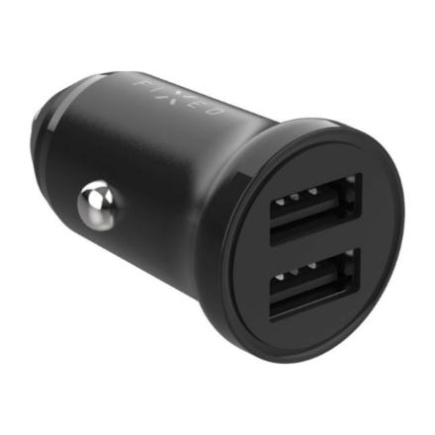 FIXED Dual USB Car Charger 15W, Black | Fixed FIXCC15N-2U-BK