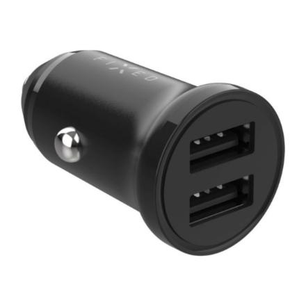 FIXED Dual USB Car Charger 15W, Black | Fixed FIXCC15N-2U-BK