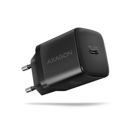 AXAGON Wallcharger 1x port USB-C, PD3.0/PPS/QC4+/AFC/FCP/Apple, 20W | ACU-PD20 ACU-PD20