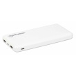 MANHATTAN Powerbank 10.000 mAh 2xUSB USB-C + Micro-USB weiß