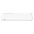 MANHATTAN Powerbank 10.000 mAh 2xUSB USB-C + Micro-USB weiß