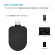 Fixed USB-C Charging Adapter for Samsung Galaxy Watch compatible with Powerstation Uni | Black FIXDW-SAP-BK