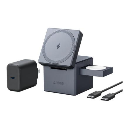 Anker Magnetic Wireless 3-in-1 Cube with MagSafe (15W) | Y1811G11 Y1811G11
