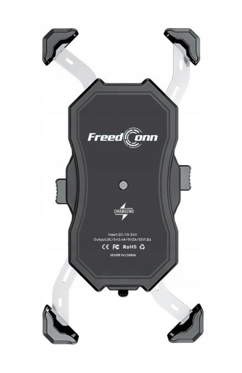 MOTORBIKE PHONE HOLDER FREEDCONN MC1W WITH INDUCTIVE CHARGER