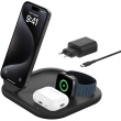 Belkin Wireless BOOST CHARGE Qi2 3-in-1 Ladest. 15W schwarz