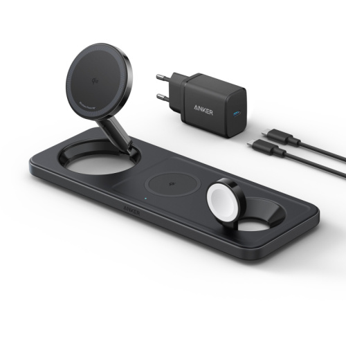 Anker MagGo Magnetic Charger 15W wireless PowerIQ Pad Must