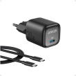ANKER Charger 30W kompaktes GaN Schnellladegert 1x USB-C schwarz