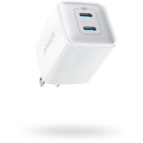 Anker Powerport III 521 Nano Pro 2xUSB-C 40W A2038G21 Valge