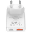 4smarts Netzladegert FlatPlug Duos 20W GaN 1C+1A, wei