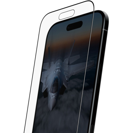 PanzerGlass Stealth Screen Protector w. Черный Frame iPhone 17 Air | Ultra-Wide Fit w. Fastfit in-a-box