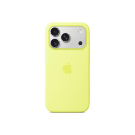 Apple iPhone 17 Pro Silicone Case with MagSafe – Neon Yellow | Apple MGFF4ZM/A