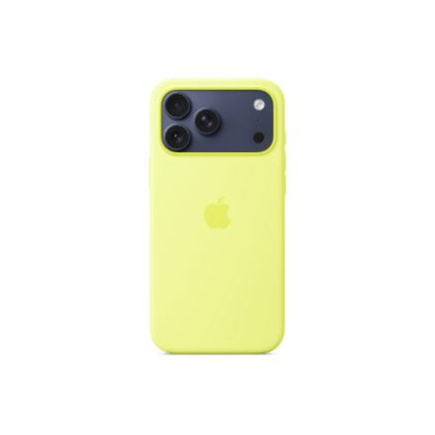 Apple iPhone 17 Pro Max Silicone Case with MagSafe – Neon Yellow | Apple MGFM4ZM/A