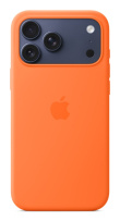 Apple iPhone 17 Pro Max Silicone Case with MagSafe – Orange
