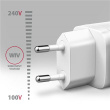 AXAGON Wallcharger 1x port USB-C, PD3.0 / PPS /QC4+/AFC/FCP/Apple, 20W | ACU-PD20W ACU-PD20W