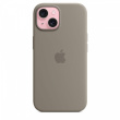 Apple Silicone case with MagSafe for iPhone 15 - clay