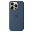 Apple Silicone case with MagSafe for iPhone 16 Pro - Denim