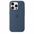 Apple Silicone case with MagSafe for iPhone 16 Pro - Denim