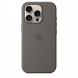Apple Silicone case with MagSafe for iPhone 16 Pro - Stone Gray